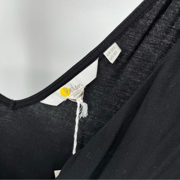 Boden Womens NEW Sleeveless Jersey Midi Dress Size 8L Pockets V-Neck - Picture 5 of 13